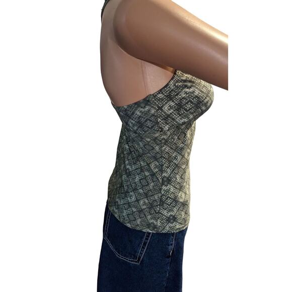 NEW Ibiza Swim Size S Tankini with Macrame Back Detail PADs included Green - Picture 3 of 9